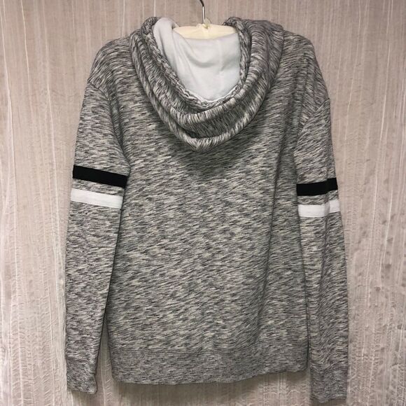 Hollister S LA Gray Silver Hooded Sweatshirt - Picture 2 of 11